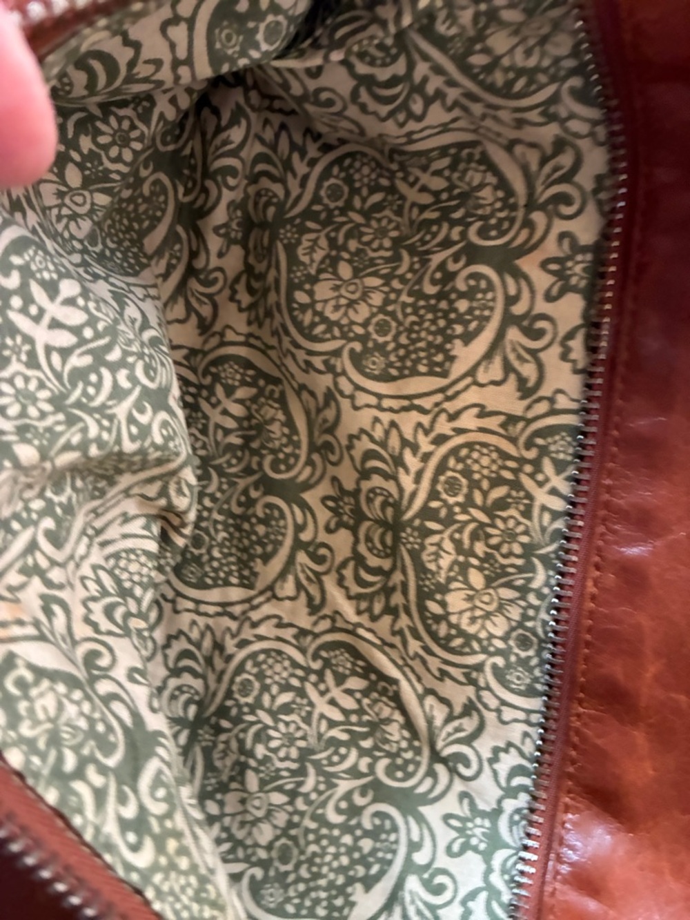 HOBO Tan Brown Leather Crossbody Bag - Picture 9 of 12